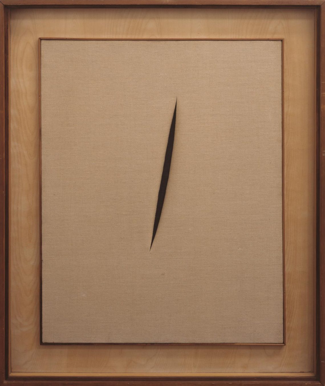 The Slashed Canvas (Lucio Fontana)